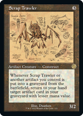 【ENG】【Foil】■設計図■《屑鉄さらい/Scrap Trawler》[BOR]