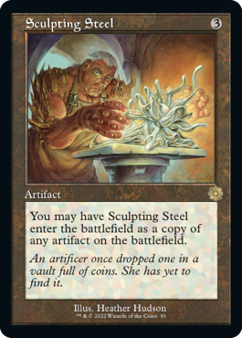 【ENG】【Foil】■旧枠■《彫り込み鋼/Sculpting Steel》[BOR]