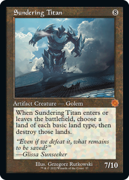 【ENG】【Foil】■旧枠■《隔離するタイタン/Sundering Titan》[BOR]