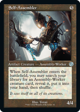 【ENG】【Foil】■旧枠■《自己組立機械/Self-Assembler》[BOR]