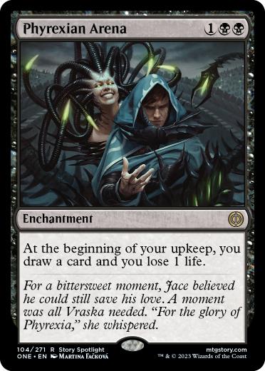 【ENG】《ファイレクシアの闘技場/Phyrexian Arena》[ONE]