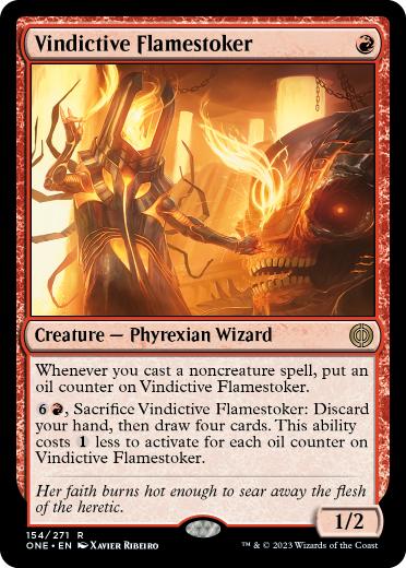 【ENG】【Foil】《執念深い炎焚き/Vindictive Flamestoker》[ONE]