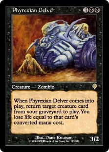 【ENG】《ファイレクシアの発掘者/Phyrexian Delver》[INV]