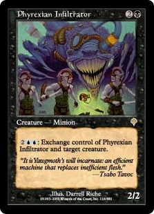 【ENG】《ファイレクシアの浸透者/Phyrexian Infiltrator》[INV]