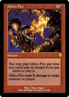 【ENG】【Foil】《ギトゥの火/Ghitu Fire》[INV]