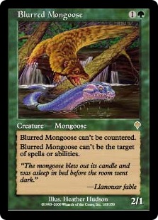 【ENG】【Foil】《疾風のマングース/Blurred Mongoose》[INV]