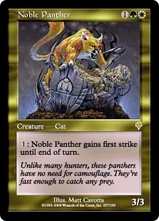 【ENG】【Foil】《気高き豹/Noble Panther》[INV]