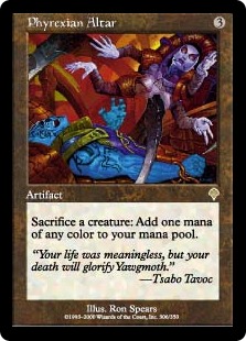 【ENG】《ファイレクシアの供犠台/Phyrexian Altar》[INV]