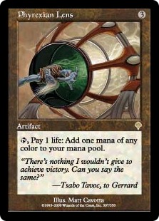 【ENG】《ファイレクシアのレンズ/Phyrexian Lens》[INV]