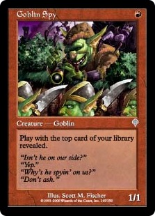【ENG】《ゴブリンのスパイ/Goblin Spy》[INV]