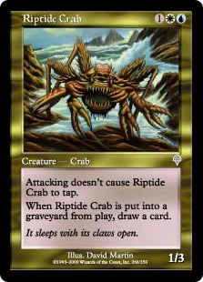 【ENG】【Foil】《激浪のカニ/Riptide Crab》[INV]