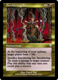 【ENG】【Foil】《くすぶるタール/Smoldering Tar》[INV]