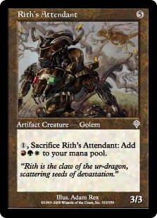 【ENG】【Foil】《リースの従者/Rith's Attendant》[INV]