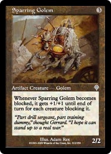 【ENG】【Foil】《演習用ゴーレム/Sparring Golem》[INV]