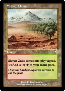 【ENG】【Foil】《シヴのオアシス/Shivan Oasis》[INV]