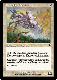 【ENG】【Foil】《キャパシェンの一角獣/Capashen Unicorn》[INV]