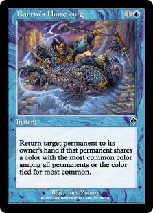 【ENG】【Foil】《バリンのやり戻し/Barrin's Unmaking》[INV]