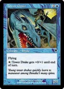 【ENG】【Foil】《塔のドレイク/Tower Drake》[INV]
