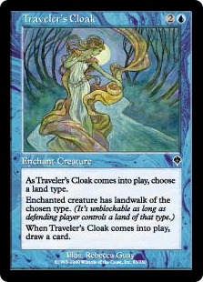 【ENG】【Foil】《旅人の外套/Traveler's Cloak》[INV]
