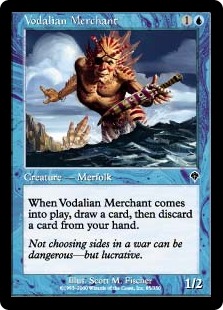 【ENG】【Foil】《ヴォーデイリアの商人/Vodalian Merchant》[INV]