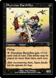 【ENG】【Foil】《ファイレクシアの戦闘バエ/Phyrexian Battleflies》[INV]