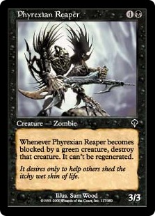 【ENG】【Foil】《ファイレクシアの死神/Phyrexian Reaper》[INV]