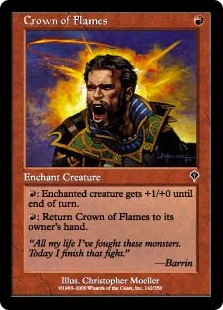 【ENG】【Foil】《炎の冠/Crown of Flames》[INV]