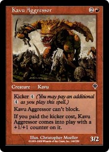 【ENG】【Foil】《カヴーの攻め手/Kavu Aggressor》[INV]