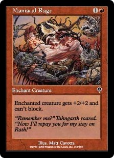 【ENG】【Foil】《狂った怒り/Maniacal Rage》[INV]