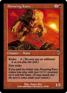 【ENG】【Foil】《飛びかかるカヴー/Pouncing Kavu》[INV]