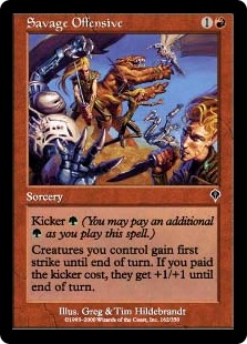 【ENG】【Foil】《野蛮な攻勢/Savage Offensive》[INV]