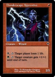 【ENG】【Foil】《雷景学院の弟子/Thunderscape Apprentice》[INV]