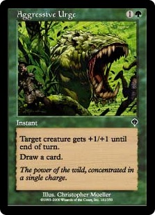 【ENG】【Foil】《攻撃的衝動/Aggressive Urge》[INV]