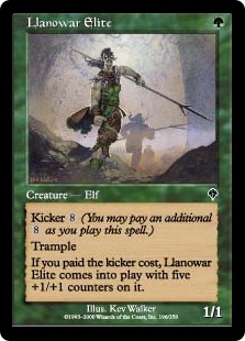 【ENG】【Foil】《ラノワールの精鋭/Llanowar Elite》[INV]