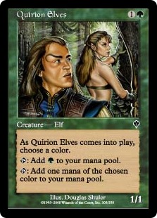 【ENG】【Foil】《クウィリーオン・エルフ/Quirion Elves》[INV]