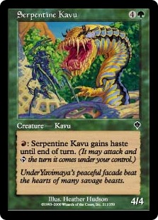 【ENG】【Foil】《うねるカヴー/Serpentine Kavu》[INV]