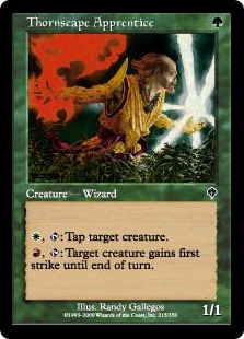 【ENG】【Foil】《荊景学院の弟子/Thornscape Apprentice》[INV]