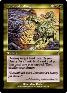 【ENG】【Foil】《激情の耕作/Frenzied Tilling》[INV]