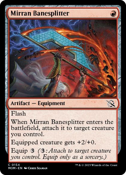 【ENG】【Foil】《ミラディンの悪断/Mirran Banesplitter》[MOM]