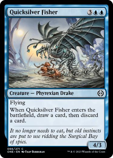 【ENG】【Foil】《水銀の魚捕り/Quicksilver Fisher》[ONE]