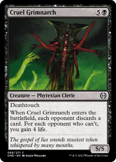 【ENG】【Foil】《残虐の陰皇/Cruel Grimnarch》[ONE]