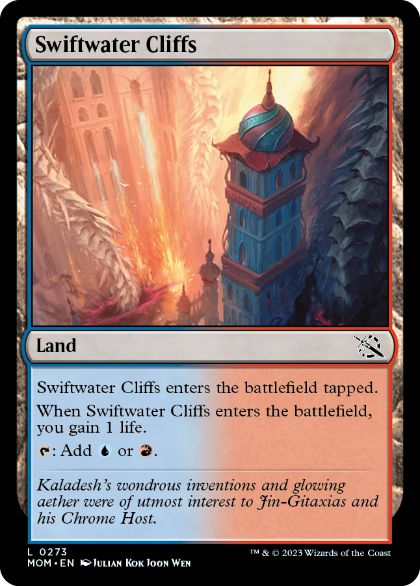 【ENG】【Foil】《急流の崖/Swiftwater Cliffs》[MOM]