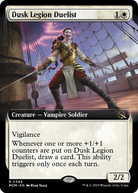 【ENG】■拡張アート■《薄暮軍団の決闘者/Dusk Legion Duelist》[MOM]