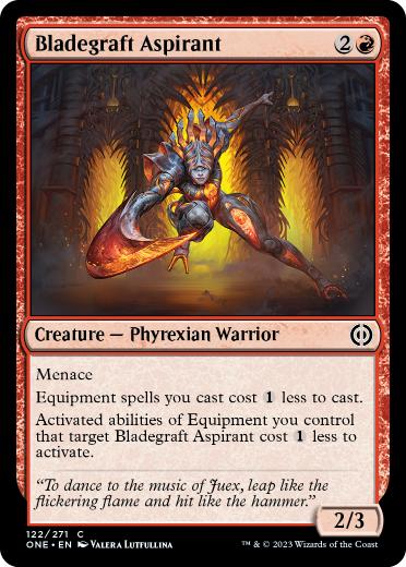 【ENG】【Foil】《刃継ぎの有貌体/Bladegraft Aspirant》[ONE]
