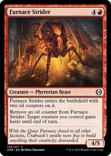 【ENG】【Foil】《焼炉の徘徊者/Furnace Strider》[ONE]