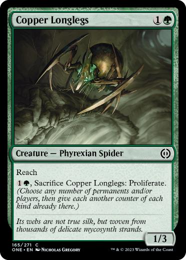 【ENG】【Foil】《銅の足長虫/Copper Longlegs》[ONE]