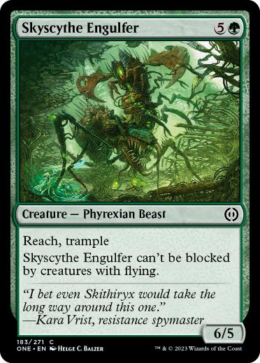 【ENG】【Foil】《空鎌の飲み込むもの/Skyscythe Engulfer》[ONE]