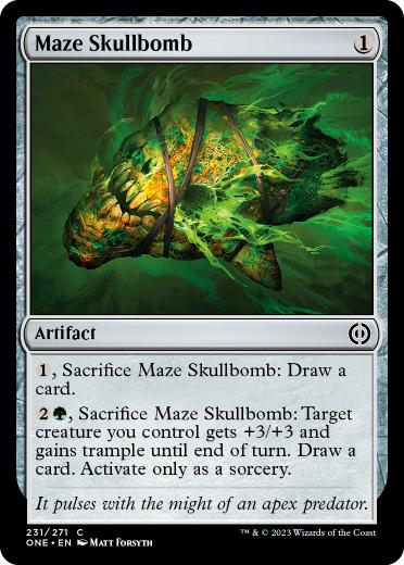 【ENG】【Foil】《迷宮の頭蓋爆弾/Maze Skullbomb》[ONE]