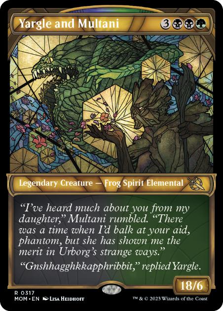 【ENG】【Foil】■ショーケース■《ヤーグルとムルタニ/Yargle and Multani》[MOM]