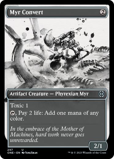 【ENG】【Foil】■ショーケース■《マイアの改宗者/Myr Convert》[ONE]